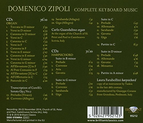 ZIPOLI: Complete Keyboard Music