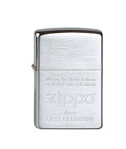 Zippo 1100019 Nr. 200"Lass es liegen! - Mechero con Grabado