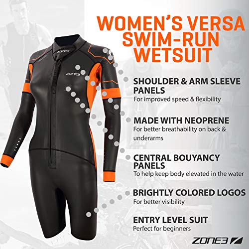 Zone3 Traje de neopreno Versa Swimrun para mujer