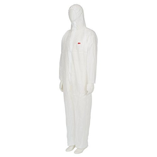 3M 4500 Ropa de Protección Tipo CE, I Cat, Polipropileno 45g / m2, Blanco, Talla XL