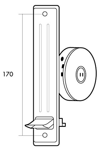 41009 Recogedor milán con placa inoxidable, 5 mts