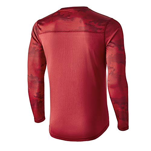 42K Running - Camiseta técnica Manga Larga 42k MIMET Winter Ruby Red XL