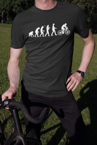 6TN Hombre Evolution de Ciclismo Camiseta de Manga Corta - Negro, Large