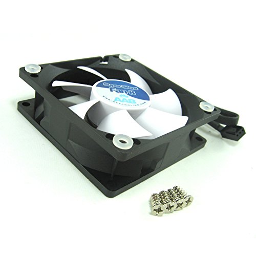 AABCOOLING Super Silent Fan 8 - Un Silencioso y Muy Efectivo Ventilador 80mm, Ventilador Laptop, Fan Cooler 8cm, Fan PC, 33m3/h, 1600 RPM 13,9 dB(A)