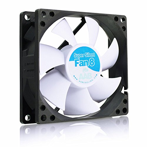 AABCOOLING Super Silent Fan 8 - Un Silencioso y Muy Efectivo Ventilador 80mm, Ventilador Laptop, Fan Cooler 8cm, Fan PC, 33m3/h, 1600 RPM 13,9 dB(A)