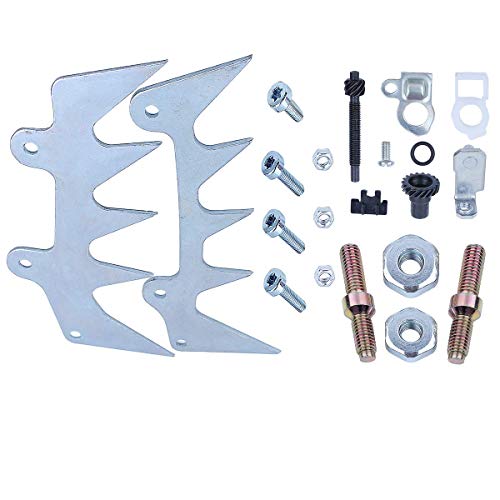 Adefol Motosierra Punta de Parachoques/Perro tala Kit para Stihl MS660 MS460 MS440 066 046 044 con Tensor del ajustador de Cadena Perno Prisionero de la Barra Tuerca de Barra para 1122664 0503