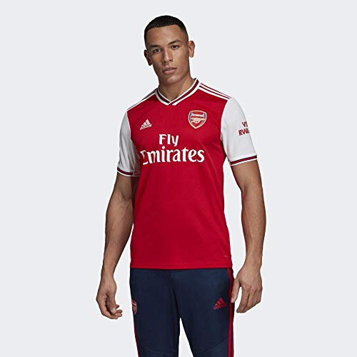 adidas Arsenal Temporada 2019/20 Camiseta Primera Equipación, Hombre, Escarl, S