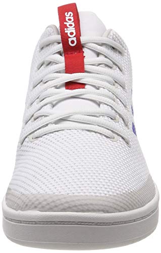 adidas Bball 80s, Zapatillas Altas Hombre, Blanco (Footwear White/Blue/Scarlet 0), 42 2/3 EU