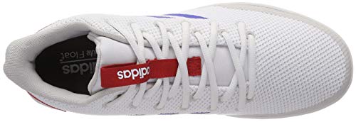 adidas Bball 80s, Zapatillas Altas Hombre, Blanco (Footwear White/Blue/Scarlet 0), 42 2/3 EU