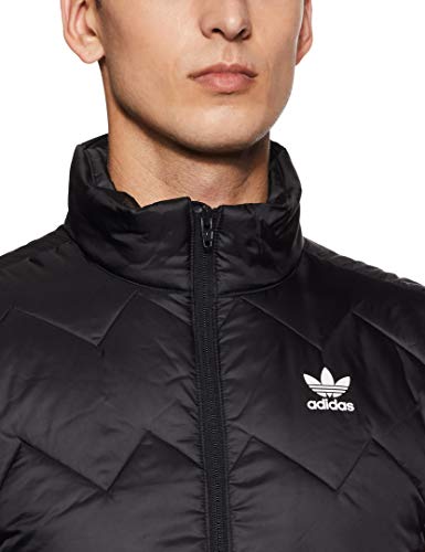 adidas Chaleco Sst Puffy para hombre, Hombre, Chaqueta, DH5028, negro, medium