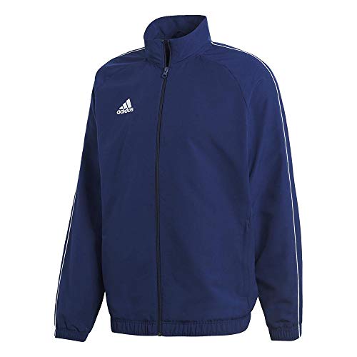 Adidas CORE18 PRE JKT Chaqueta de Deporte, Hombre, Azul (Azul/Blanco), XL