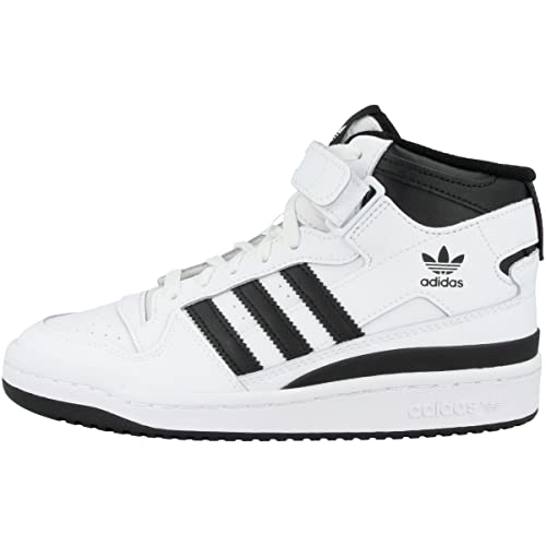 Adidas Forum Mid J, Zapatillas de Gimnasia, FTWR White/Core Black/FTWR White, 36 2/3 EU