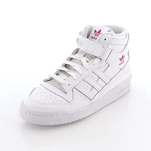 Adidas Forum Mid W, Zapatillas Deportivas Mujer, Ftwbla/Ftwbla/Rossho, 38 EU