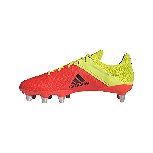 adidas Kakari Elite (SG), Botas de Rugby Unisex Adulto, AMAACI/NEGBÁS/Rojsol, 46 EU