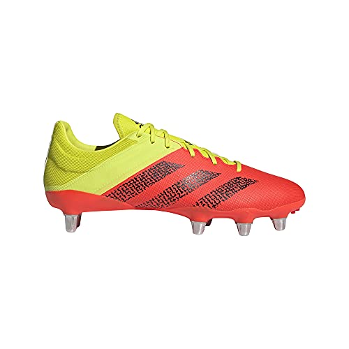 adidas Kakari Elite (SG), Botas de Rugby Unisex Adulto, AMAACI/NEGBÁS/Rojsol, 46 EU