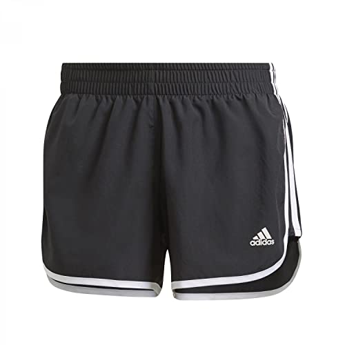 adidas M20 Short, Pantalones Cortos Mujer, Black/White, M 3"