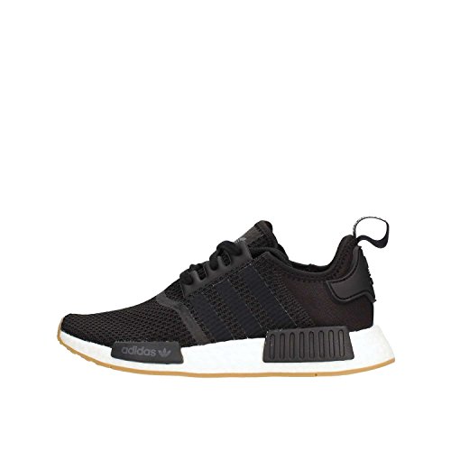 adidas NMD_R1, Sneaker Hombre, Negro (Core Black/Core Black/Gum 0), 36 EU