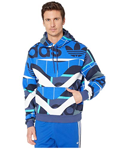 adidas Originals Men's Catal Original Print Hoodie Sweatshirt