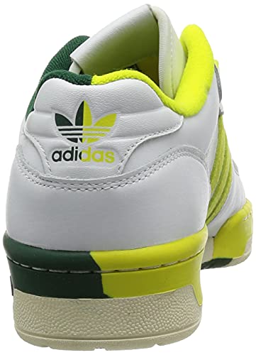 adidas Rivalry Low Premium, Zapatillas Deportivas Hombre, FTWR White Cream White Collegiate Green, 41 1/3 EU