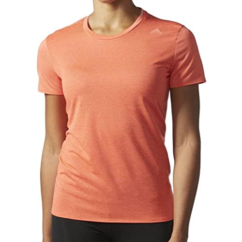 adidas SN SS tee W Camiseta de Manga Corta, Mujer, Naranja (Corsen), M