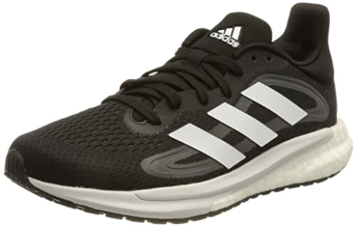 adidas Solar Glide 4, Running Shoe Mujer, Core Black/Cloud White/Grey, 38 EU