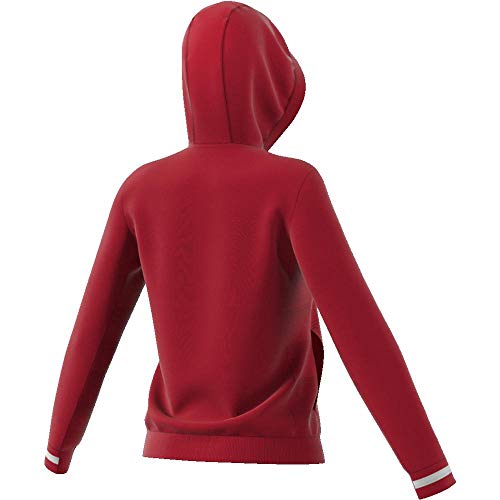 Adidas T19 Hoody W Sudadera, Mujer, Power Red/White, L