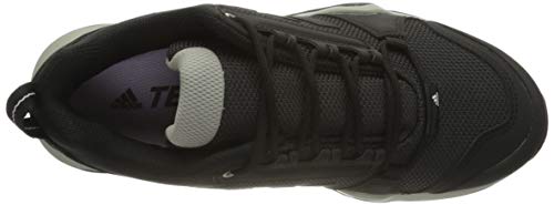 adidas Terrex Ax3, Track and Field Shoe Mujer, Solid Grey/Core Black/Purple Tint, 39 1/3 EU