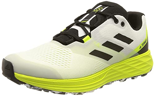 adidas Terrex Two Flow, Zapatillas de Trail Running Hombre, FTWBLA/NEGBÁS/Amasol, 44 2/3 EU