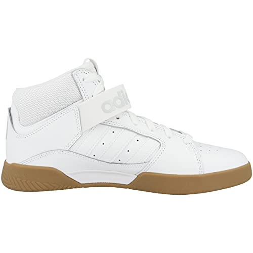 Adidas Vrx Mid, Zapatillas de Skateboarding Hombre, Blanco (Ftwbla/Ftwbla/Gum4 000), 44 EU