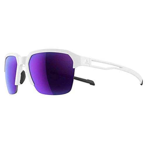 Adidas Xpulsor Sunglasses - AD5175 1500 - Matte White/Grey Violet (64-12-135)