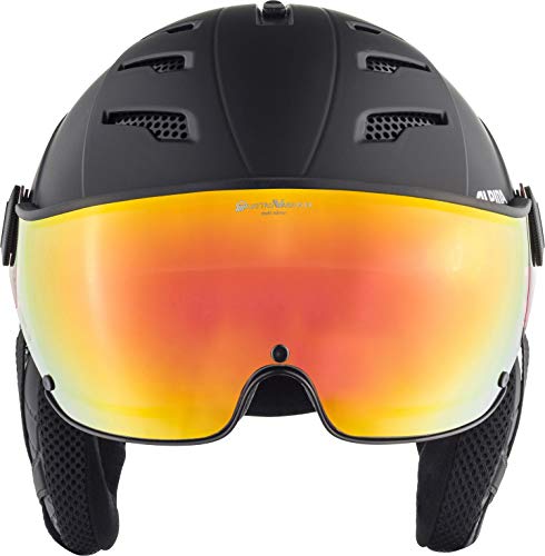 ALPINA Jump 2.0 QVM Casco de esquí, Unisex-Adult, Black Matt, 61-64 cm