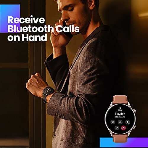 Amazfit GTR 3 Pro Smartwatch Deportivo Pantalla AMOLED de 1.45 "Frecuencia Cardíaca Sueño Estrés Monitorización de SpO2 150+ Modos Deportivos GPS Llamadas Bluetooth Control de Música Alexa Marrón