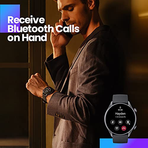 Amazfit GTR 3 Pro Smartwatch Deportivo Pantalla AMOLED de 1.45 "Frecuencia Cardíaca Sueño Estrés Monitorización de SpO2 150+ Modos Deportivos GPS Llamadas Bluetooth Control de Música Alexa Negro