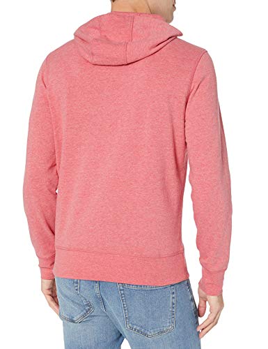 Amazon Essentials Lightweight French Terry Hooded Sweatshirt Sudadera con Capucha, Rojo Efecto Lavado, XS