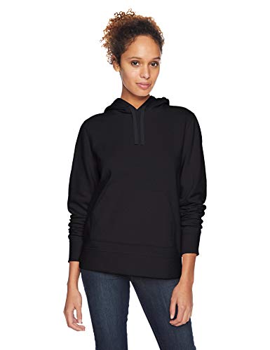 Amazon Essentials – Sudadera de tejido de rizo francés con capucha y forro polar para mujer, Negro (Black), US S (EU S - M)