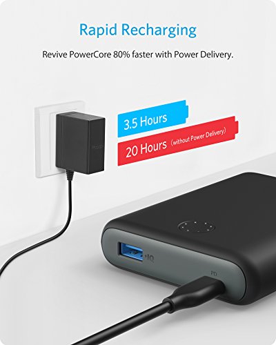 Anker Batería Externa PowerCore Ión de Litio Nintendo Switch Edition, Negro, 13400 mAh