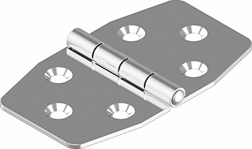 Arbo-Inox Charnière A2 en acier inoxydable poinçonné 70 x 40 