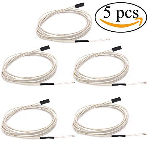 ARCELI ARTCI Termistores de 5Pcs 100K Ohm NTC/Sensor de Temperatura para la Impresora Reprap 3D