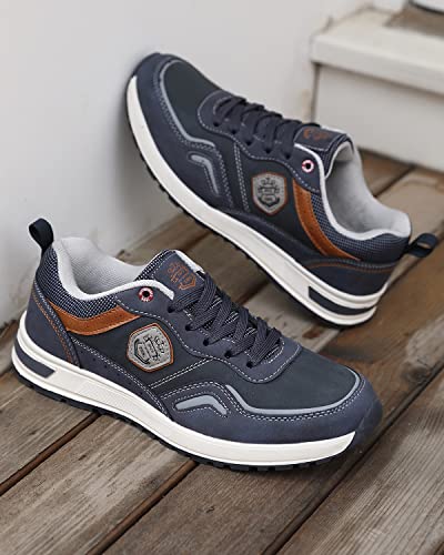 ARRIGO BELLO Zapatos Hombre Vestir Casual Zapatillas Deportivas Transpirables Gimnasio Correr Running Al Aire Libre Sneakers Tamaño 41-46(Jun Azul, Numeric_43)