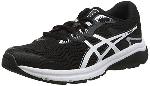 Asics Gt-1000 8 GS, Zapatillas de Running Unisex Niños, Negro (Black/White 001), 33 EU