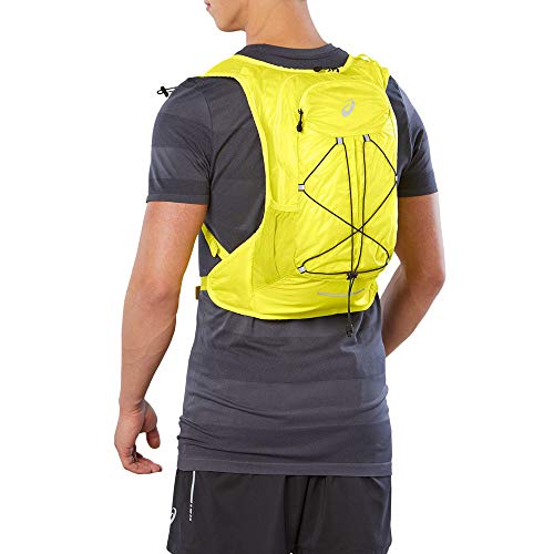 ASICS Mochila ligera para correr., amarillo, talla única, Mochila