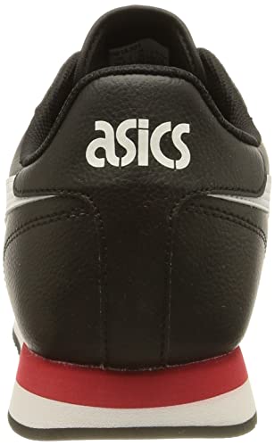 ASICS Tiger Runner, Zapatillas Hombre, Negro/Blanco/Rojo, 40 EU