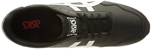 ASICS Tiger Runner, Zapatillas Hombre, Negro/Blanco/Rojo, 40 EU