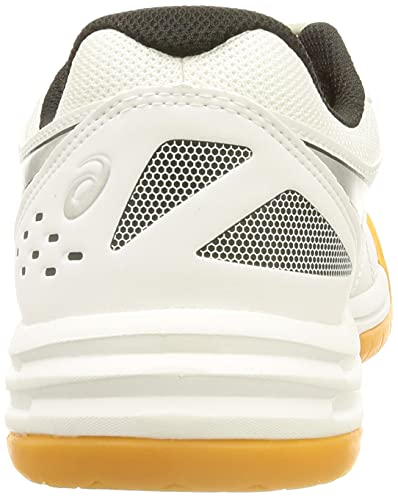 Asics Upcourt 4, Zapatillas de Netball Hombre, White/Pure Silver, 42.5 EU