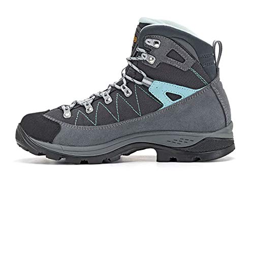 Asolo Finder GV Ml, Botas de montaña Mujer, Grigio/Gunmetal/Pool, 43.5 EU