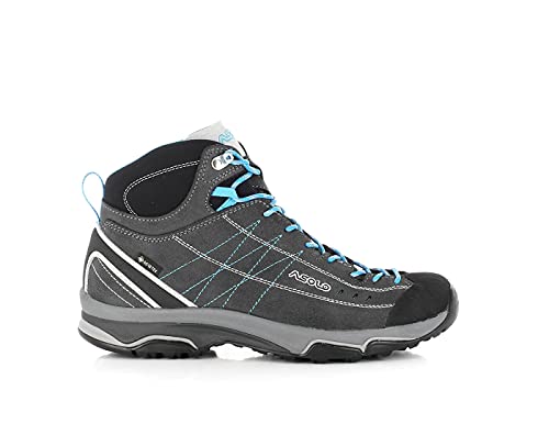 Asolo Nucleon Mid GV ML - Botas de senderismo impermeables para mujer con Goretex, color Gris, talla 40 EU