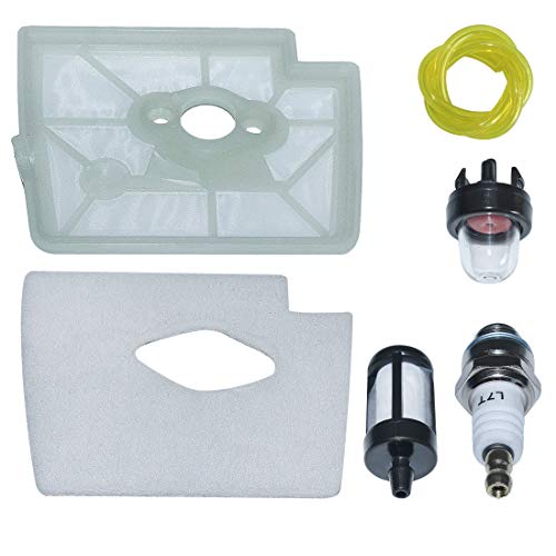 AUMEL Kit de Filtro de Combustible de Aire para Stihl FS160 FS180 FS220 FR220 FS280 FS220K FS290 Trimmer Reemplace 41191201600.