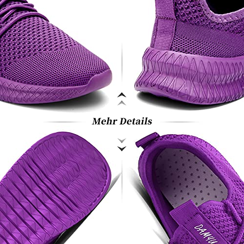 AZSDXS Zapatillas Running para Mujer Casual Deportivas Sneakers Transpirables Tenis Zapatos Caminar Zapatos para Correr Gimnasio Trekking Shoes