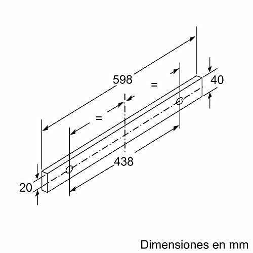 Balay 3BT263MB - Campana telescópica, integrable, 60 cm, color blanco