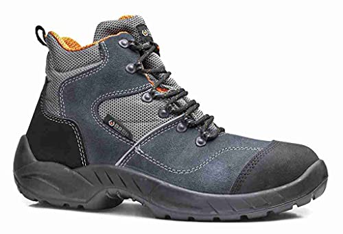 Base Protection, DAMMTOR Bota de Seguridad para Hombres, Azul y Naranja, Talla 49